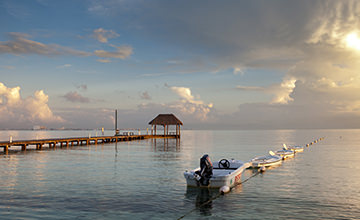 sunrise in Cancun resort